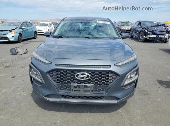 KM8K12AA7KU227671 2019 HYUNDAI KONA Gray Widok z przodu
