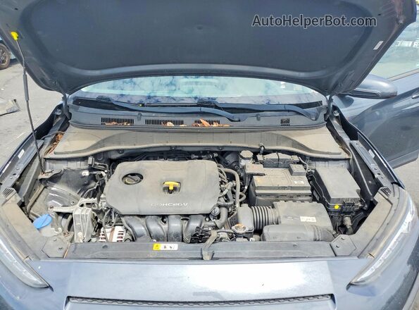 KM8K12AA7KU227671 2019 HYUNDAI KONA Gray Widok komory silnika