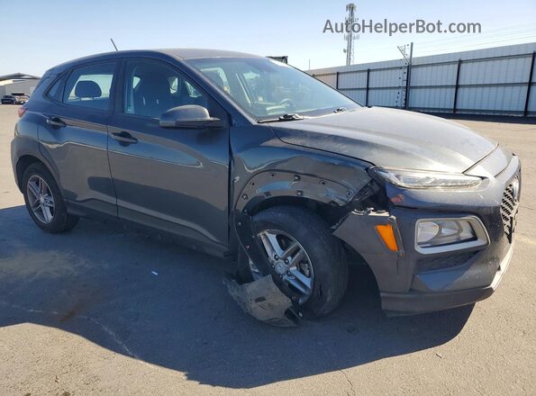 KM8K12AA7KU267362 2019 HYUNDAI KONA Gray Przód prawy