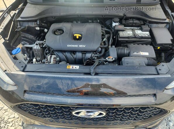 KM8K12AA7LU396526 2020 HYUNDAI KONA Black Вид задньої частини салону