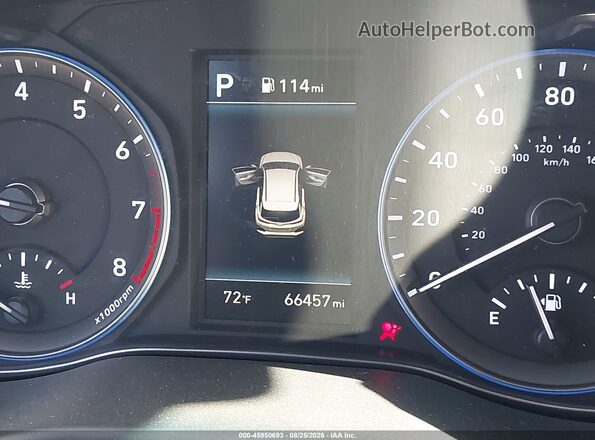 KM8K12AA7MU742012 2021 HYUNDAI KONA Gray 