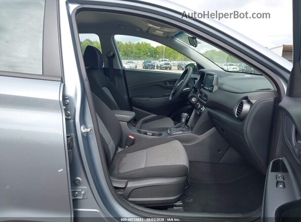 KM8K12AA8KU242289 2019 HYUNDAI KONA Gray Widok wnętrza z przodu