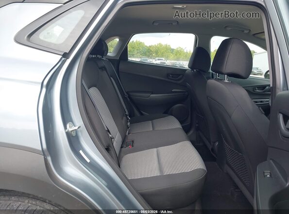 KM8K12AA8KU242289 2019 HYUNDAI KONA Gray Widok naklejki z numerem VIN