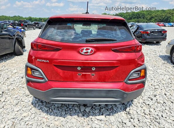 KM8K12AA8KU299219 2019 HYUNDAI KONA Красный Вид сзади