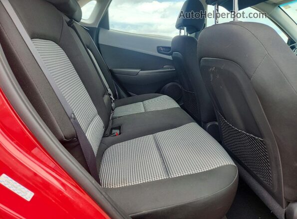 KM8K12AA8LU544473 2020 HYUNDAI KONA Красный Вид задней части салона