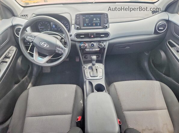 KM8K12AA8LU544473 2020 HYUNDAI KONA Красный Вид панели приборов