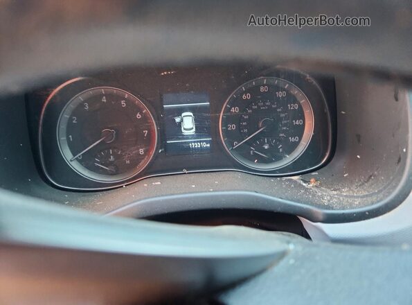 KM8K12AA9LU454281 2020 HYUNDAI KONA Black Widok zestawu wskaźników