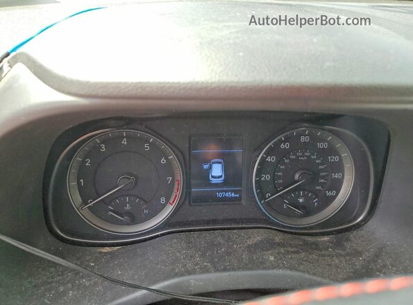 KM8K12AA9LU470092 2020 HYUNDAI KONA Black Սարքավորումների վահանակի տեսք