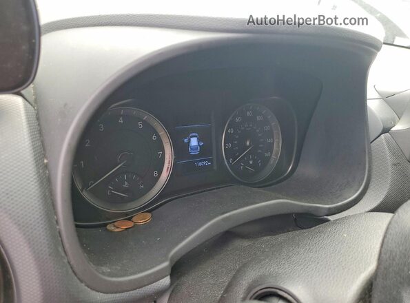 KM8K12AA9LU480931 2020 HYUNDAI KONA Blue Instrument cluster view