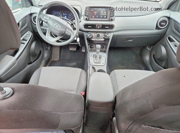 KM8K12AA9MU662291 2021 HYUNDAI KONA Red Widok deski rozdzielczej