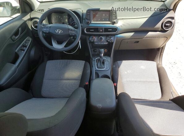 KM8K12AA9MU722991 2021 HYUNDAI KONA White Widok deski rozdzielczej