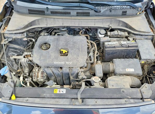 KM8K1CAA0KU217800 2019 HYUNDAI KONA Gray ძრავის განყოფილების ხედი
