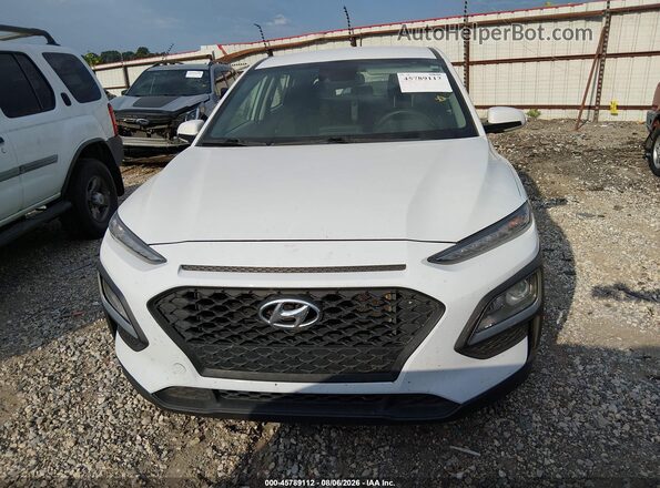KM8K1CAA0KU331523 2019 HYUNDAI KONA White Widok zestawu wskaźników