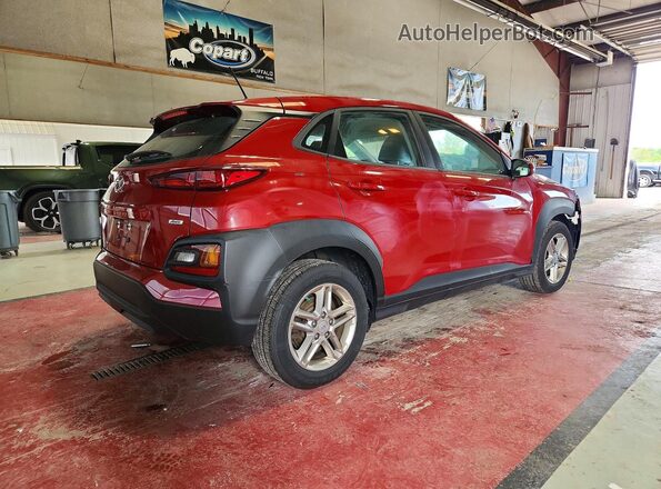 KM8K1CAA0MU709343 2021 HYUNDAI KONA Red Задня права чверть