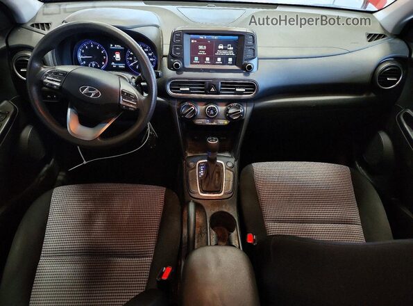 KM8K1CAA0MU709343 2021 HYUNDAI KONA Red Вид панелі приладів