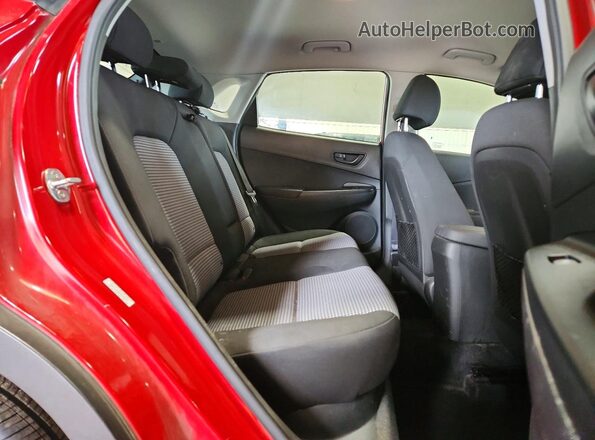 KM8K1CAA0MU709343 2021 HYUNDAI KONA Red Вид задньої частини салону
