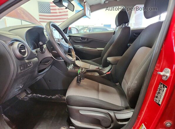 KM8K1CAA0MU709343 2021 HYUNDAI KONA Red Вид салону спереду