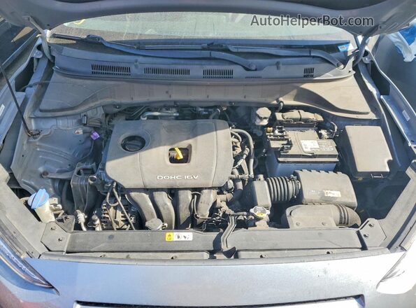 KM8K1CAA2MU645385 2021 HYUNDAI KONA Gray Vista interior trasera