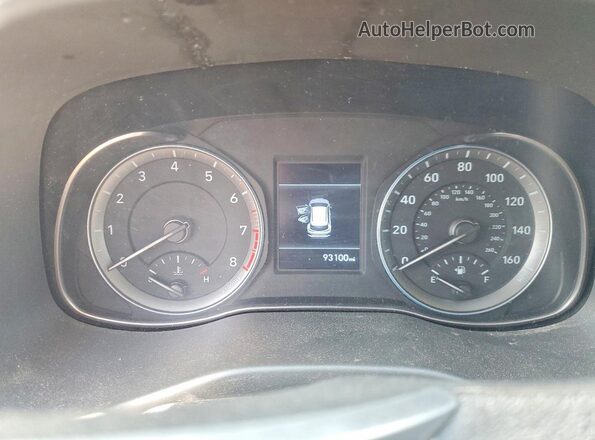 KM8K1CAA2MU645385 2021 HYUNDAI KONA Gray Vista del cuadro de instrumentos