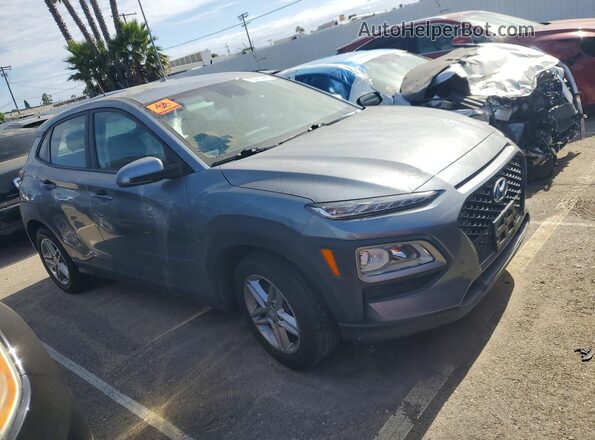 KM8K1CAA2MU645385 2021 HYUNDAI KONA Gray Delantero derecho