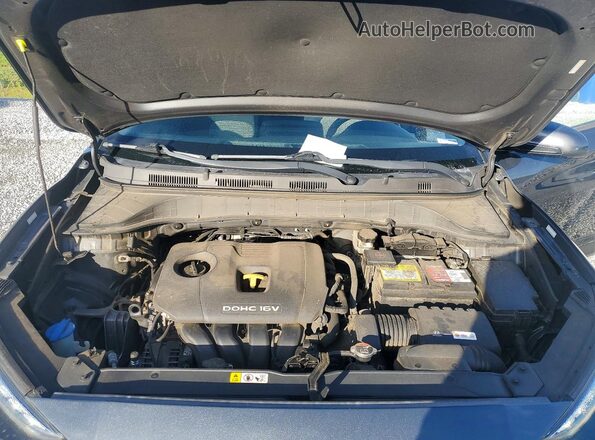 KM8K1CAA3JU086344 2018 HYUNDAI KONA Gray Շարժիչի բաժամունքի տեսք
