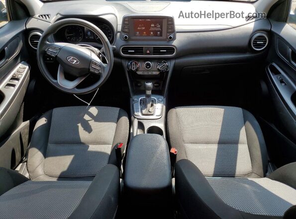 KM8K1CAA4KU296422 2019 HYUNDAI KONA Black Widok deski rozdzielczej