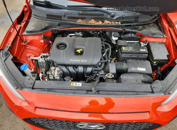 KM8K1CAA4LU452010 2020 HYUNDAI KONA Orange Rear interior view