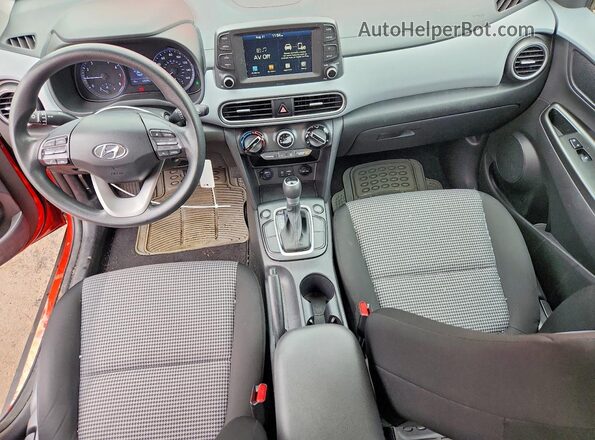KM8K1CAA4LU452010 2020 HYUNDAI KONA Orange Dashboard view