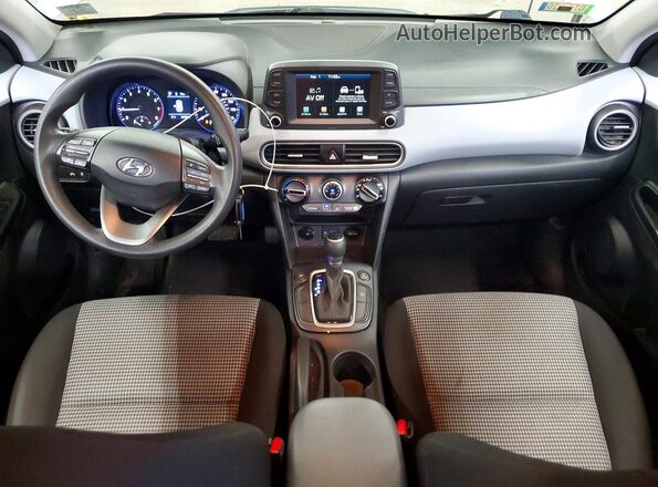 KM8K1CAA5KU261128 2019 HYUNDAI KONA Gray წინა პანელის ხედი