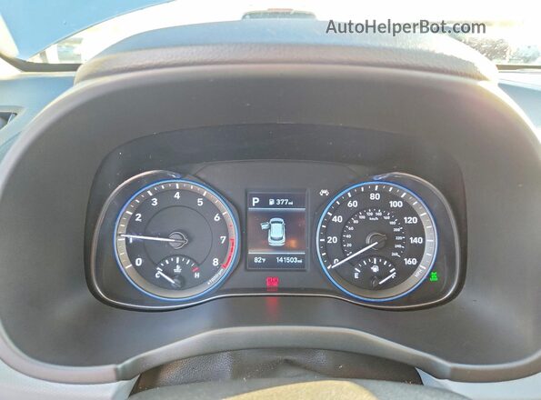 KM8K1CAA5MU678302 2021 HYUNDAI KONA Gray Vista del cuadro de instrumentos