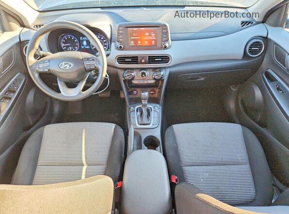 KM8K1CAA5MU678302 2021 HYUNDAI KONA Gray Vista del salpicadero