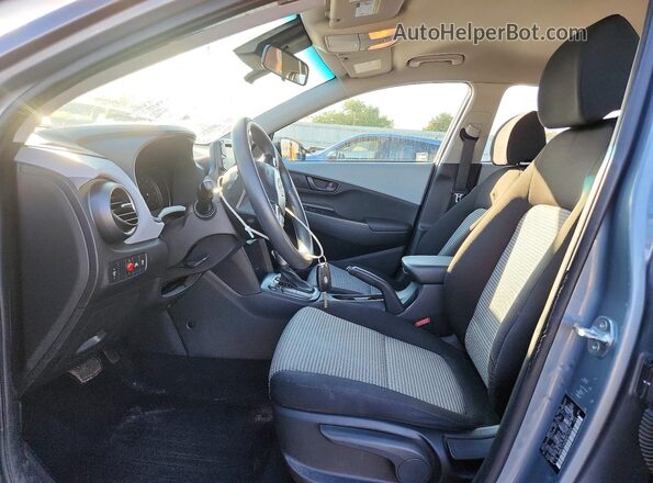 KM8K1CAA5MU678302 2021 HYUNDAI KONA Gray Vista interior delantera