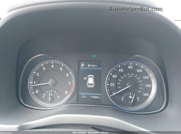 KM8K1CAA5MU722797 2021 HYUNDAI KONA Black უკანა სავარძლების ხედი