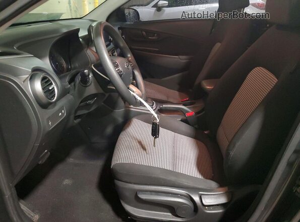 KM8K1CAA6MU745862 2021 HYUNDAI KONA Gray წინა სალონის ხედი