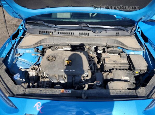 KM8K1CAA7LU405019 2020 HYUNDAI KONA Blue Rear interior view