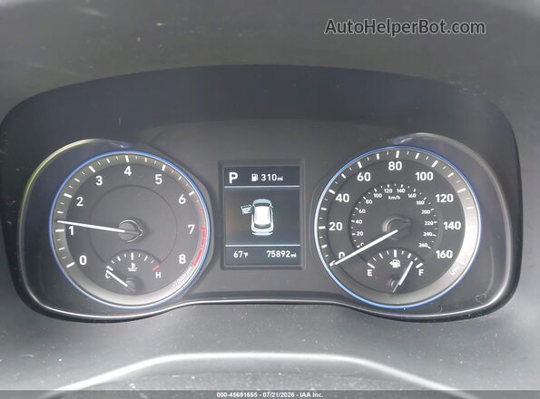 KM8K1CAA7LU576112 2020 HYUNDAI KONA Серый Вид задних сидений