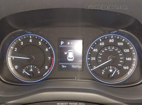 KM8K1CAA9LU575964 2020 HYUNDAI KONA Gray Հետևի նստատեղերի տեսք