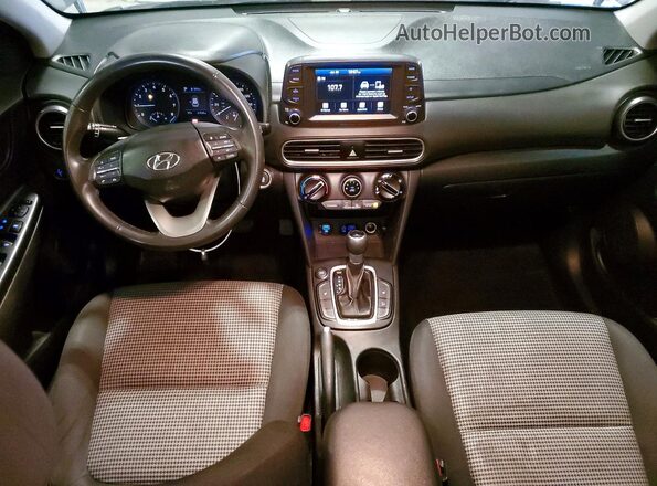 KM8K22AA1LU400146 2020 HYUNDAI KONA Charcoal Առջևի վահանակի տեսք