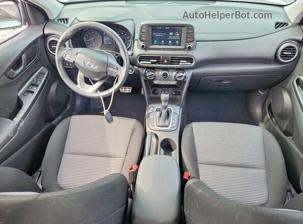 KM8K22AA1LU569079 2020 HYUNDAI KONA White წინა პანელის ხედი