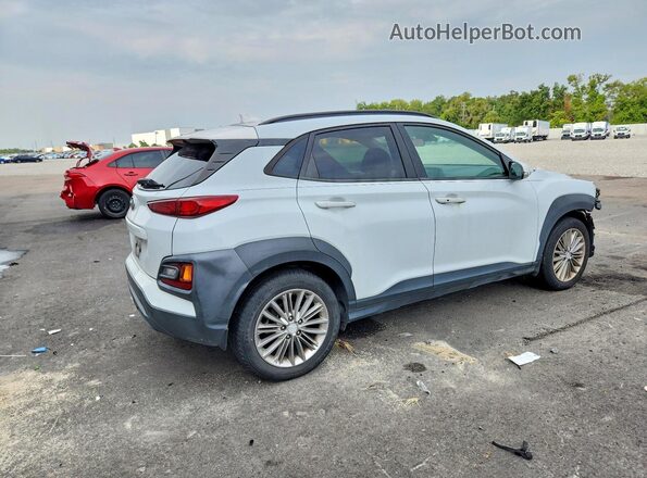KM8K22AA4KU253982 2019 HYUNDAI KONA White უკანა მარჯვენა