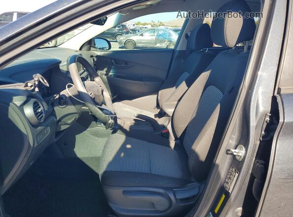 KM8K22AA4LU411948 2020 HYUNDAI KONA Серый Вид салона спереди