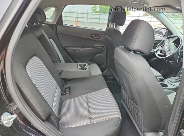 KM8K22AA4MU613058 2021 HYUNDAI KONA Black Հետևի նստատեղերի տեսք