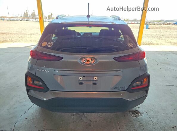 KM8K22AA4MU693221 2021 HYUNDAI KONA Gray Rear view