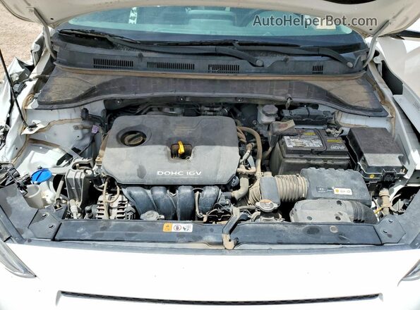 KM8K22AA5MU711757 2021 HYUNDAI KONA White Engine compartment view