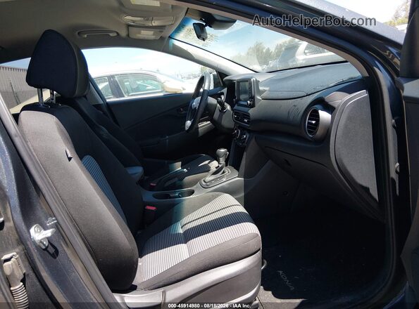 KM8K22AA6LU409800 2020 HYUNDAI KONA Серый Вид салона спереди