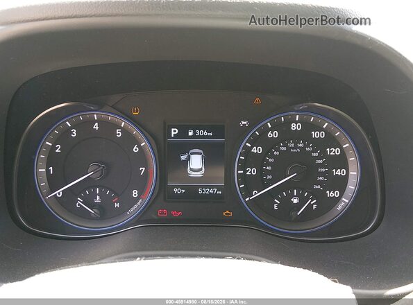 KM8K22AA6LU409800 2020 HYUNDAI KONA Серый Вид задних сидений