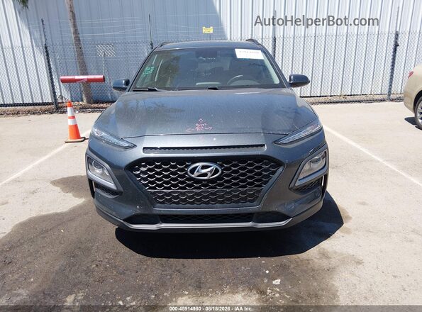 KM8K22AA6LU409800 2020 HYUNDAI KONA Серый Вид задней части салона