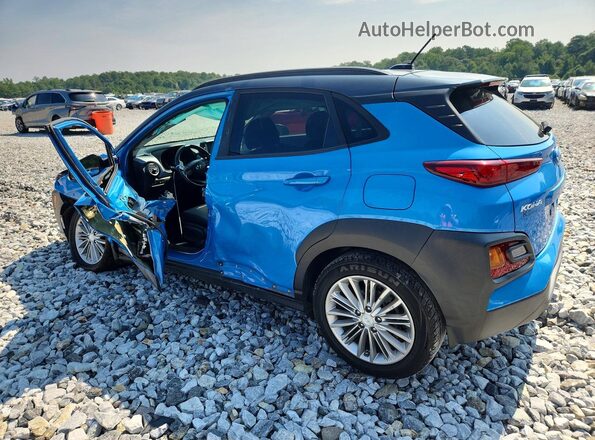 KM8K22AA6LU504258 2020 HYUNDAI KONA Blue Задня ліва чверть