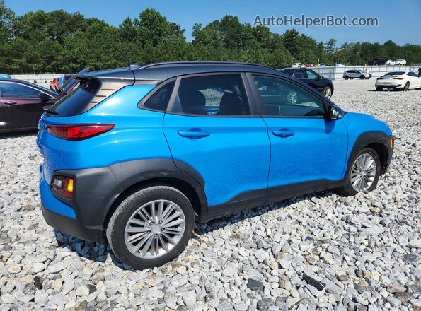 KM8K22AA6LU504258 2020 HYUNDAI KONA Blue Задня права чверть
