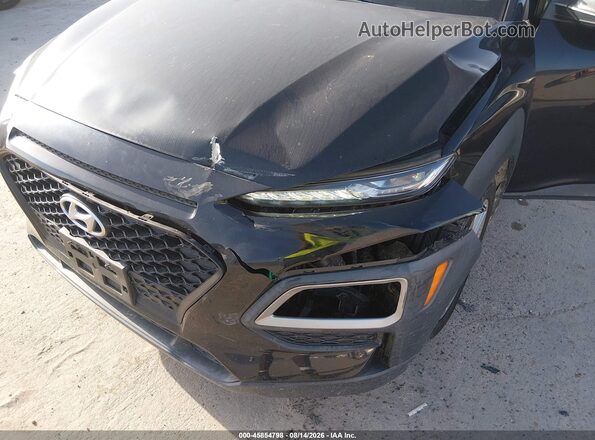 KM8K22AA7JU103542 2018 HYUNDAI KONA Black Widok z przodu